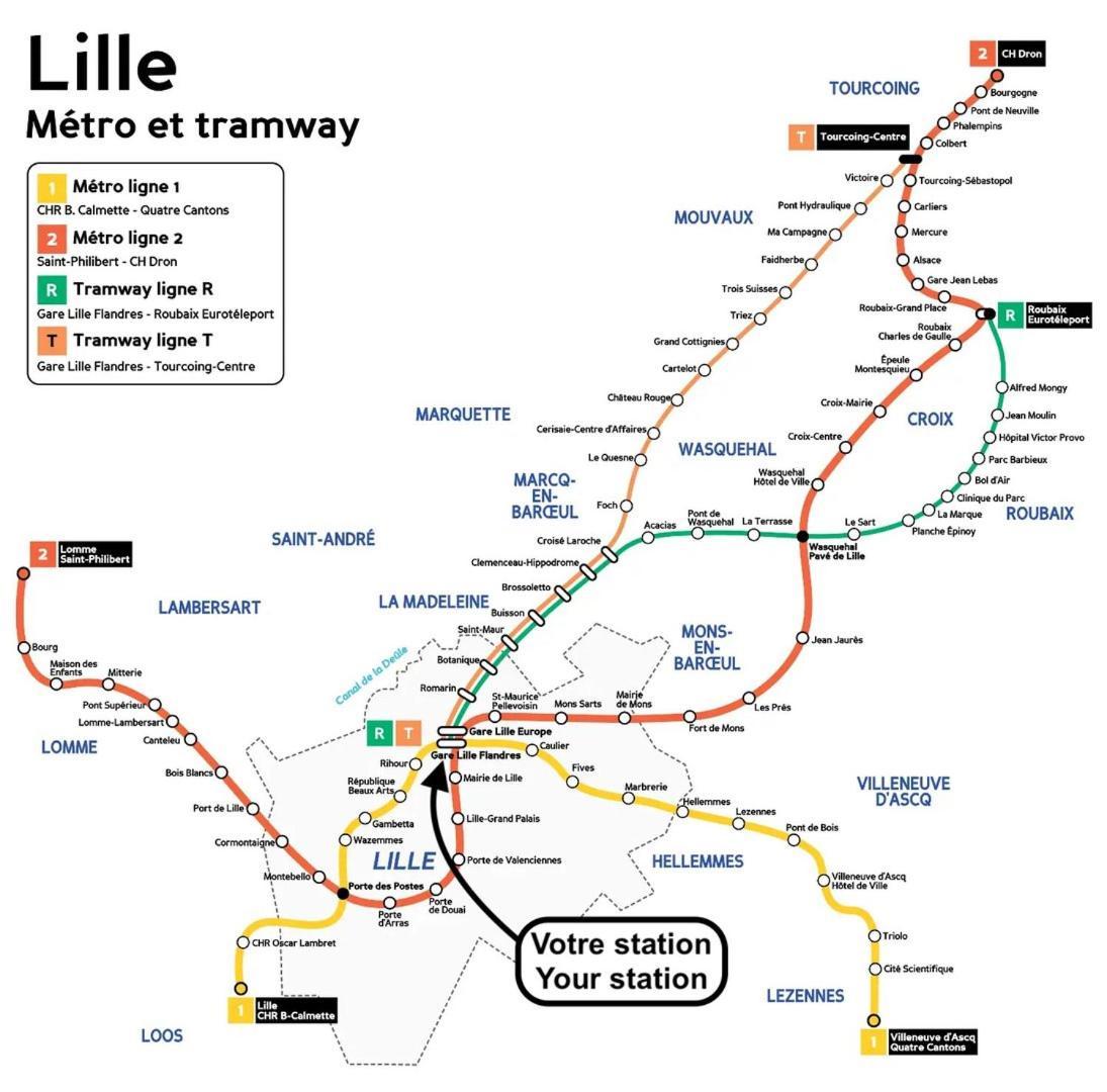 Lille Hypercentre Equipped Studio For 2 People! מראה חיצוני תמונה